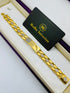 1 GRAM GOLD JAGUAR DIAMOND BRACELET FOR MEN DESIGN A-387