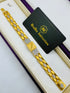 1 GRAM GOLD JAGUAR DIAMOND BRACELET FOR MEN DESIGN A-390