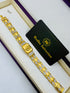 1 GRAM GOLD LION BRACELET FOR MEN DESIGN A-398