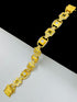 1 GRAM GOLD DIAMOND BRACELET FOR MEN DESIGN A-425