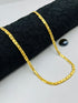 1 GRAM GOLD NAWABI BISCUIT CHAIN FOR MEN DESIGN A-661