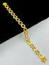 1 GRAM GOLD PLATED DIAMOND BRACELET FOR MEN DESIGN A-428