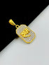 1 GRAM GOLD RAM (RAMJI) PENDANT FOR MEN DESIGN A-544