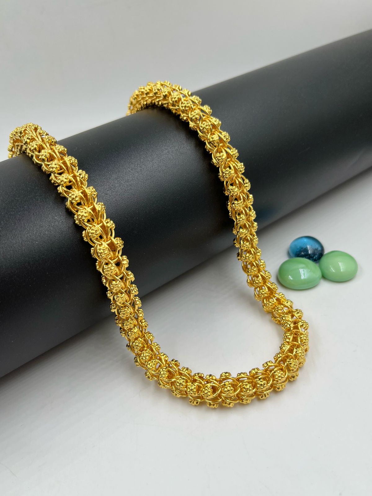 Gop Chain 1 GRAM GOLD GOP CHAIN FOR MEN DESIGN A-429 – Radhe Imitation
