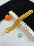 1 GRAM GOLD PLATED AATHDA BRACELET FOR MEN DESIGN A-285