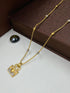 1 GRAM GOLD LADIES , WOMEN CHAIN WITH HEART PENDANT DESIGN A-45