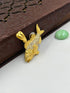 1 GRAM GOLD PLATED FISH (MACHLI)  PENDANT FOR MEN DESIGN A-430