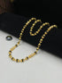 1 GRAM GOLD FORMING DIAMOND RUDRAKSHA MALA FOR MEN DESIGN A-107