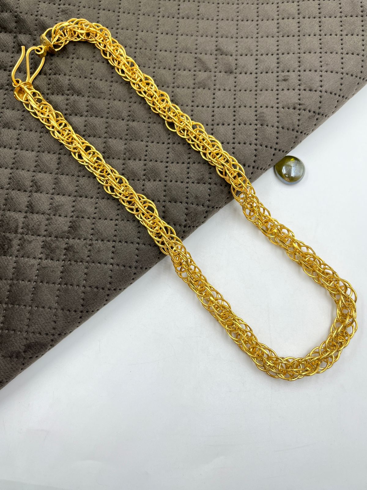 Gop Chain 1 GRAM GOLD GOP CHAIN FOR MEN DESIGN A-426 – Radhe Imitation
