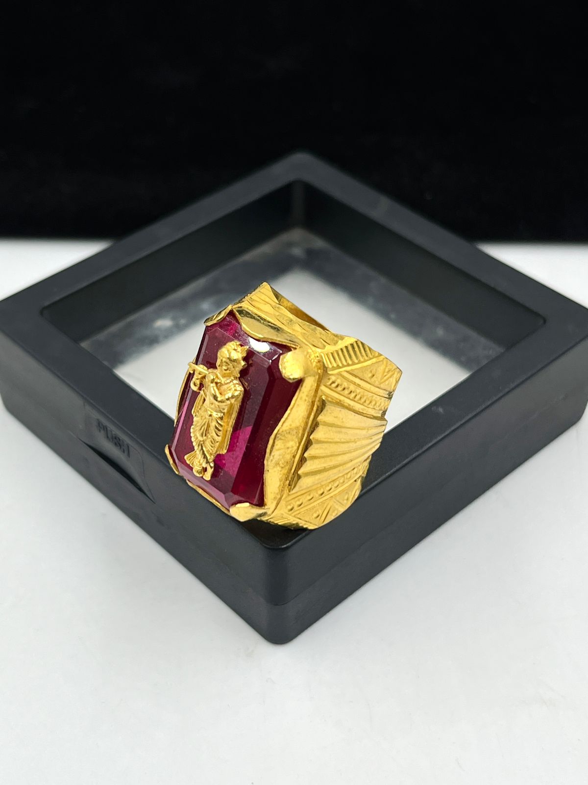 GRAM GOLD PLATING DIAMOND RING FOR MEN DESIGN A-307 – Radhe