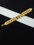 1 GRAM GOLD LION FACE POKAL BRACELET FOR MEN DESIGN A-495