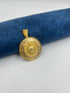 1 GRAM GOLD FORMING ROUND SHAPE SURYA PENDANT FOR MEN DESIGN A-41