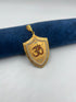1 GRAM GOLD FORMING TRIANGLE SHAPE OM PENDANT FOR MEN DESIGN A-73