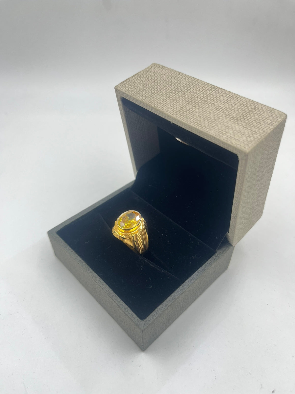 Oval Fancy Yellow Diamond Ring – Leviev Diamonds